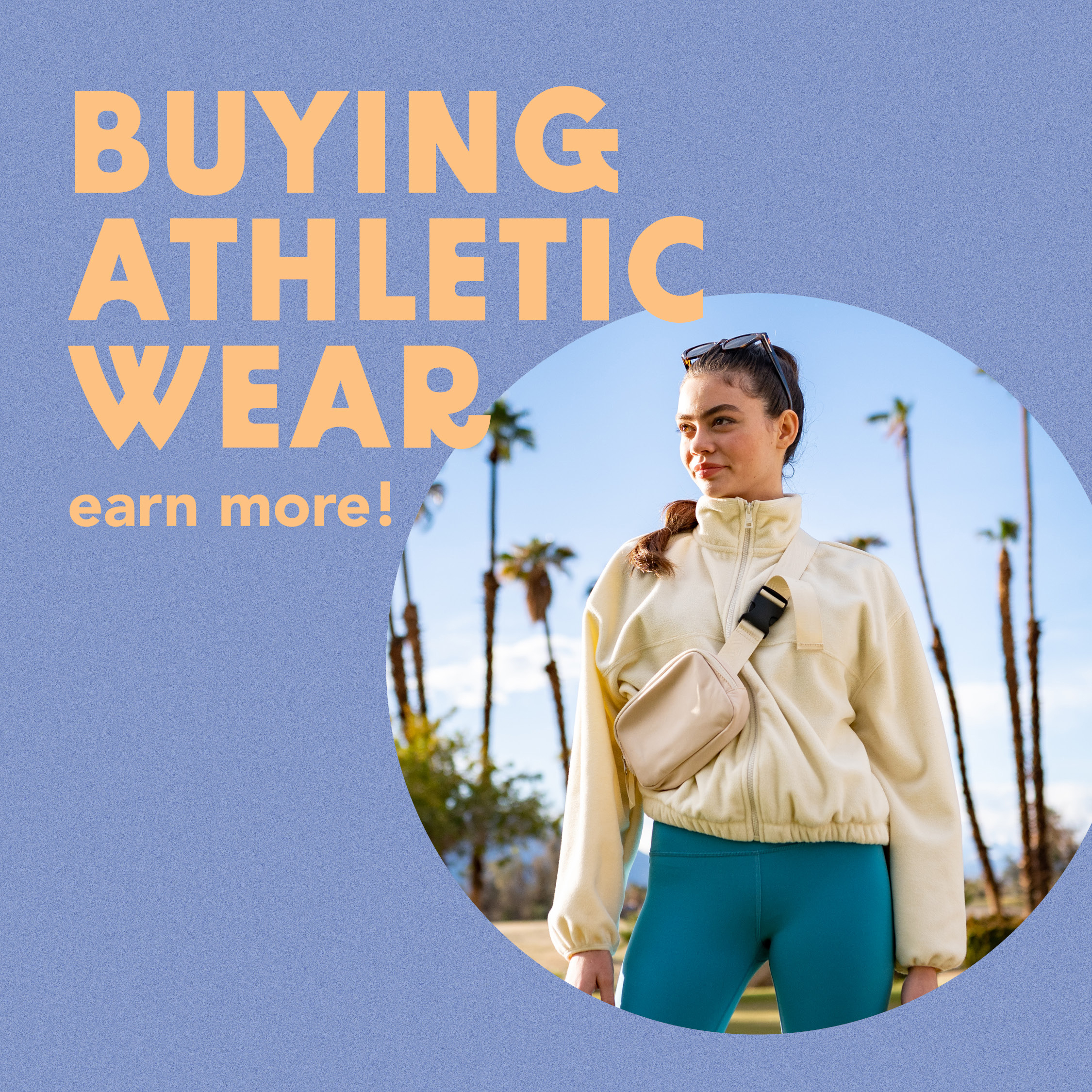 A young girl dressed in stylish and athletic clothing